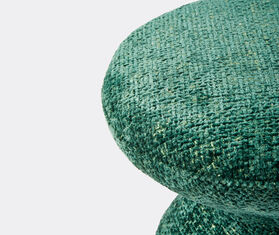 POLSPOTTEN 'Zig Zag' stool, soft dark green GREEN POLS25ZIG055GRN