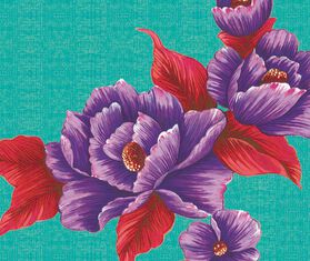 Lisa Corti 'Masonite' round placemat, set of two, azalea yellow YELLOW LICO23MAS363MUL