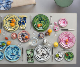 Ginori 1735 'Oriente Italiano' soup plate, porpora, set of two MULTICOLOUR RIGI21ORI794PIN