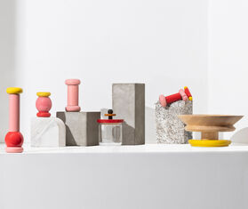 Alessi '100 Values Collection' centrepiece, yellow YELLOW ALES21CEN379YEL