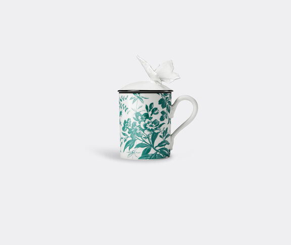 Gucci 'Herbarium' butterfly mug, green MULTICOLOUR GUCC18BUT759GRN
