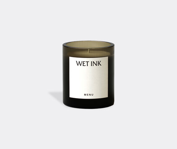 Menu 'Wet Ink' candle, small Beige MENU22OLF589BEI