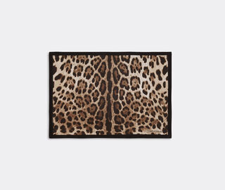 Dolce&amp;Gabbana Casa 'Leopardo' linen placemat and napkin set, multicolor MULTICOLOUR DGCA22SET699MUL