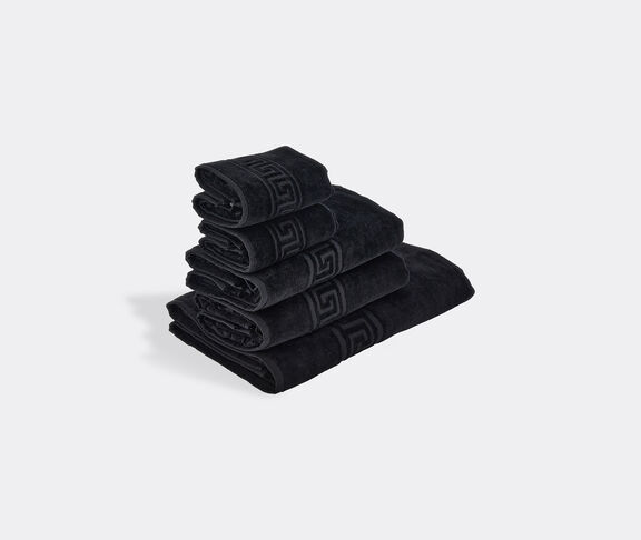 Versace 'Medusa Classic' towel set, set of five, black undefined ${masterID}