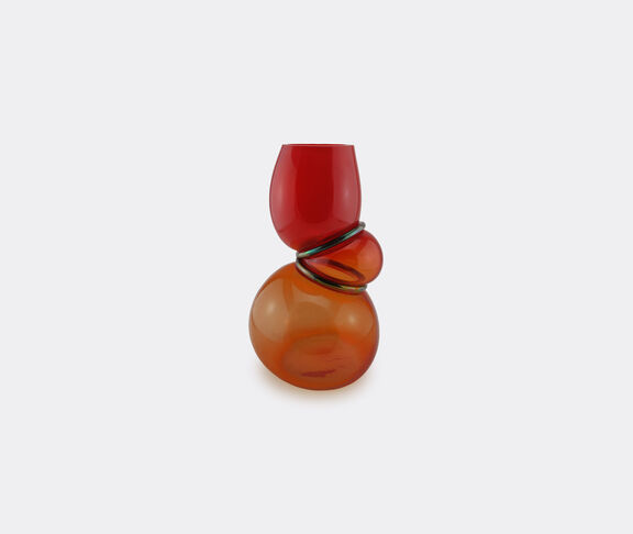 Vanessa Mitrani 'Double Ring' vase, red Red ${masterID}