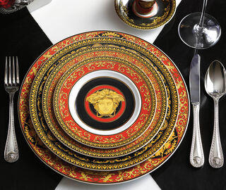 Rosenthal 'Medusa' service plate MULTICOLOUR ROSE21MED571MUL