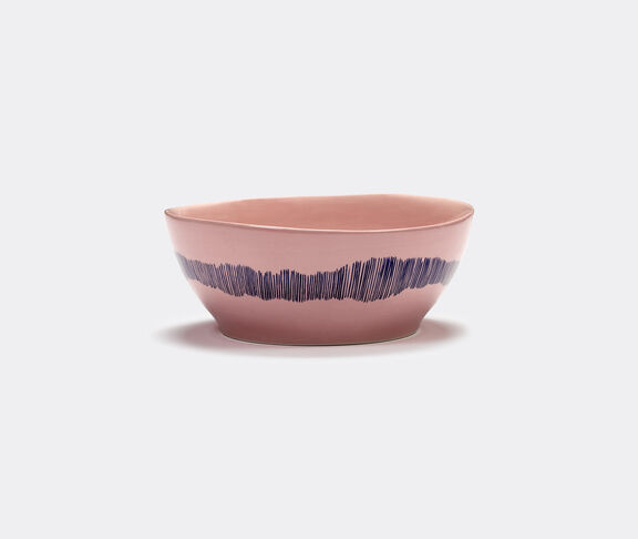 Serax Bowl Ottolenghi L L17 X W17 X H7 Cm Delicious Pink Swirl-Stripes Blue pink ${masterID} 2