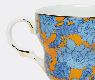 La DoubleJ 'Lilium Zafferano Big Mama' cup and saucer YELLOW LADJ22BIG734MUL