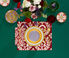 La DoubleJ 'Garland Bordeaux' tablemat, set of two bordeaux LADJ23TAB819RED