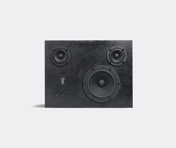 Transparent 'Steel Speaker', black BLACK TRAN23STE115BLK