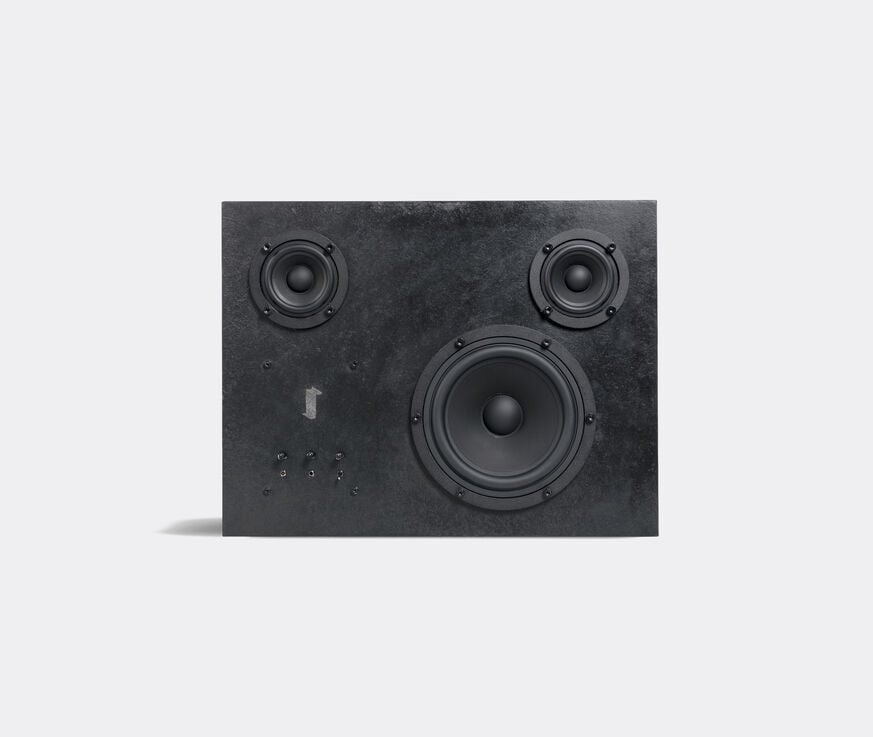 Transparent 'Steel Speaker', black Black TRAN23STE115BLK
