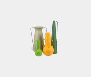 POLSPOTTEN 'Roman' vase, set of four, green MULTICOLOUR POLS22VAS856MUL