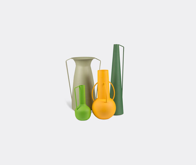 POLSPOTTEN 'Roman' vase, set of four, green MULTICOLOUR POLS22VAS856MUL
