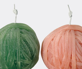 Missoni &#39;Gomitolo&#39; multicolour candles, set of four ORANGE MIHO20SMA390MUL