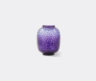 POLSPOTTEN 'Honeycomb' vase, large, dark purple PURPLE POLS25VAS607PUR