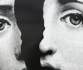 Fornasetti &#39;Tema e Variazioni n.10&#39; round box WHITE FORN23ROU235MUL