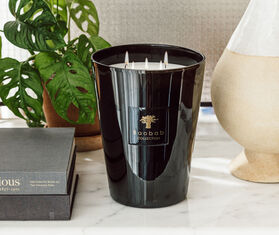 Baobab Collection &#39;Les Prestigieuses Encre de Chine&#39; candle, medium BLACK BAOB23LES320BLK
