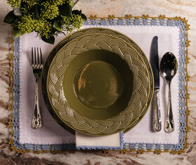 House of Capricorn 'Vime' soup plate, green GREEN HOCA26VIM656GRN