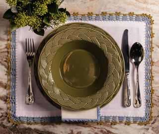 House of Capricorn 'Vime' soup plate, green GREEN HOCA26VIM656GRN