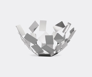 Alessi 'La Stanza dello Scirocco' fruit bowl SILVER ALES21FRU849SIL