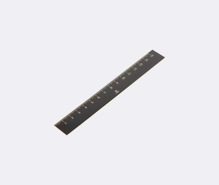 Ystudio 'Brassing' ruler  YSTU15BRA054BLK