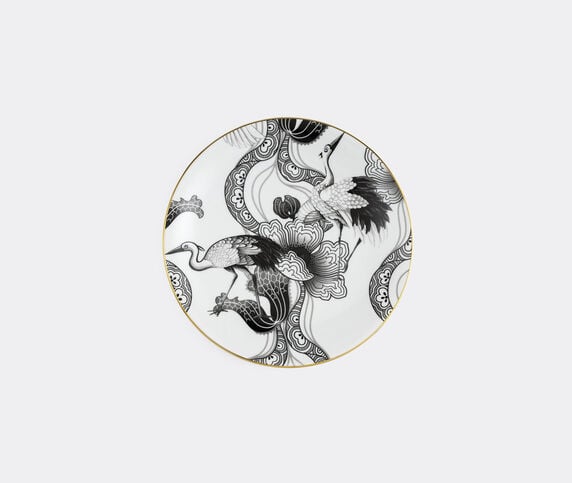 Simone Guidarelli Home 'Wing of Water' dinner plate, black and white MULTICOLOUR SIMO26SOU648MUL