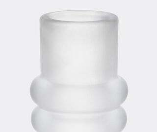 Tom Dixon 'Press' stem vase, small, frosted WHITE TODI26PRE727WHI