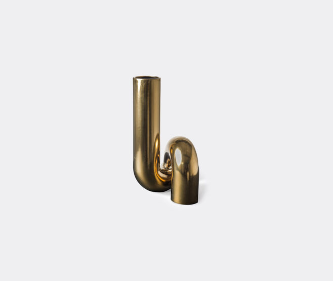 POLSPOTTEN 'Yourtube' vase, gold GOLD POLS22VAS095GOL