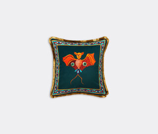 La DoubleJ 'Bat' velvet cushion MULTICOLOUR LADJ22VEL332MUL