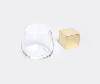 Vanessa Mitrani Cube Gravity' whisky glass, set of two MULTICOLOUR VAMI15WHI461TRA