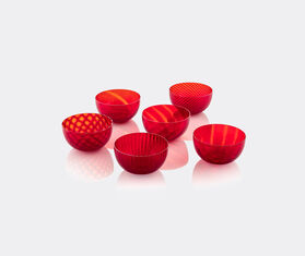NasonMoretti &#39;Idra&#39; assorted cups, set of six, red RED NAMO23IDR620RED