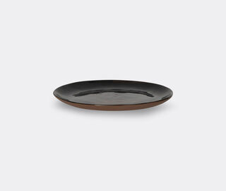 Pomax 'Cycle' dessert plate, set of four, brown MULTICOLOUR POMA26CYC194MUL