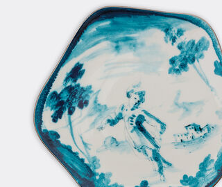 Seletti 'Classic on Acid, Fiorentino' dessert plate BLUE SELE23DES343MUL