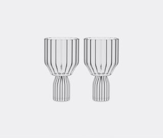 Fferrone Design 'Margot' red wine goblet, set of two TRANSPARENT FFER17MAR448TRA