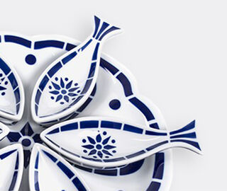 Sargadelos 'Tapas Peixe' set BLUE SARG21PLA041WHI