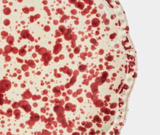 Cabana 'Speckled' dessert plate, red RED CABA23RED293RED