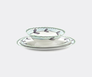 Serax 'Blossom Milk' low bowl, set of two MULTICOLOUR SERA23LOW358MUL