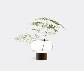 LSA International 'Oblate' vase, small TRANSPARENT LSAI21OBL844TRA