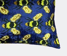 Les-Ottomans Velvet cushion, bees MULTICOLOUR OTTO24VEL686MUL