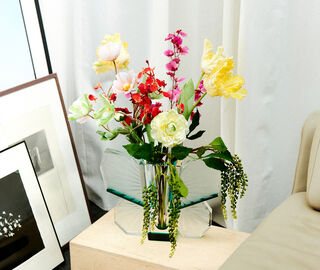 Flowerism&nbsp;Studio 'Yellow Tulip Mix' bouquet, set of ten, multicolor MULTICOLOUR FLOW26YEL241YEL