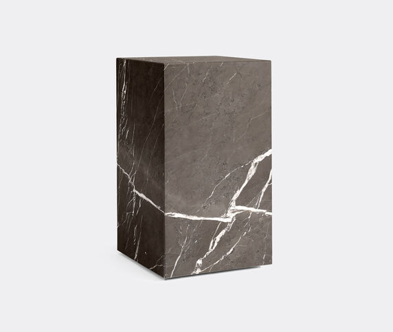 Menu Tall 'Plinth', brown grey marble Grey MENU19PLI766GRY