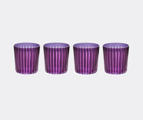 L&#39;Objet &#39;Prism&#39; cocktail glass, set of four, purple PURPLE LOBJ24PRI082PUR