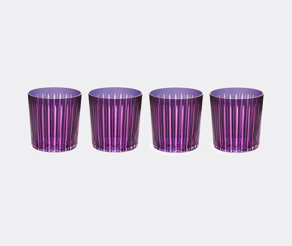 L'Objet 'Prism' cocktail glass, set of four, purple undefined ${masterID}