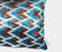 Les-Ottomans Velvet cushion, blue and red multicolor OTTO23VEL057MUL