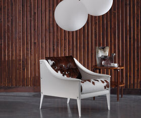 Poltrona Frau &#39;Dezza 24&#39; armchair WHITE POFR20DEZ086WHI