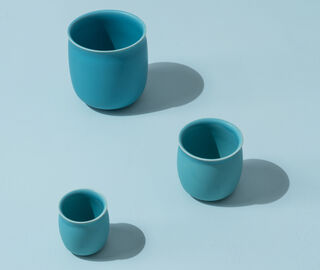 Raawii Vase, azure blue BLUE RAAW20VAS161BLU