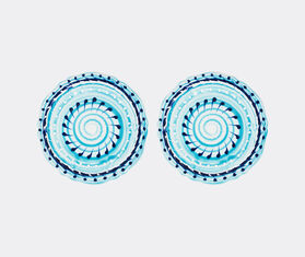 Aquazzura Casa &#39;Alegria&#39; dinner plate, set of two, blue BLUE AQUA24ALE380BLU