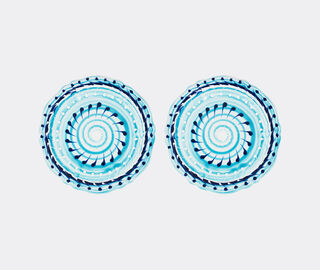 Aquazzura Casa 'Alegria' dinner plate, set of two, blue BLUE AQUA24ALE380BLU