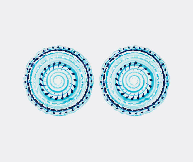 Aquazzura Casa 'Alegria' dinner plate, set of two, blue BLUE AQUA24ALE380BLU