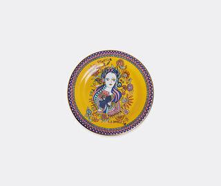 La DoubleJ 'Goddess' dessert plates, set of six MULTICOLOUR LADJ19DES670MUL
